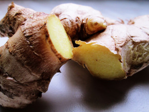 Fresh ginger is excellent for nausea.